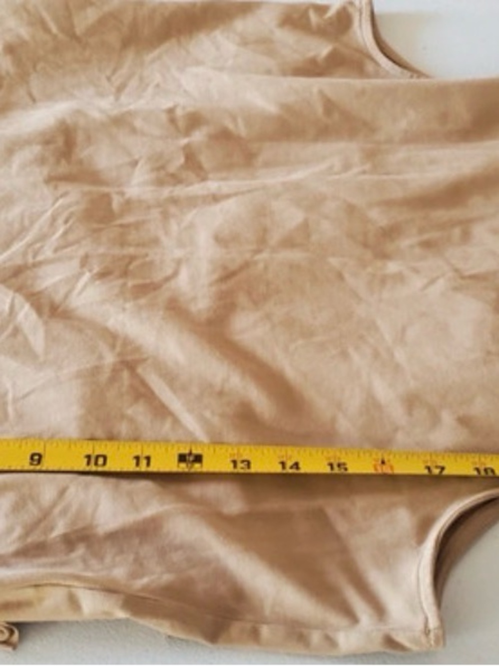 Chico's Tan Ruffle-Front Chemise - Picture 5 of 6